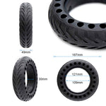 Rueda maciza perforada 8x2-5/B30 (No válido para Xiaomi)