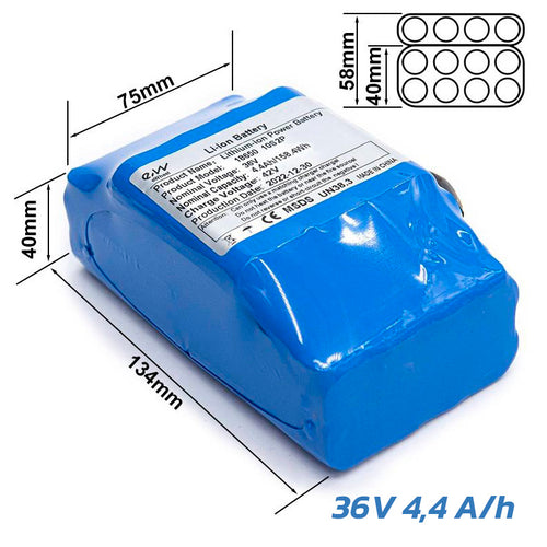 Batería externa 36V 4,4 A/h  [Ewheel]