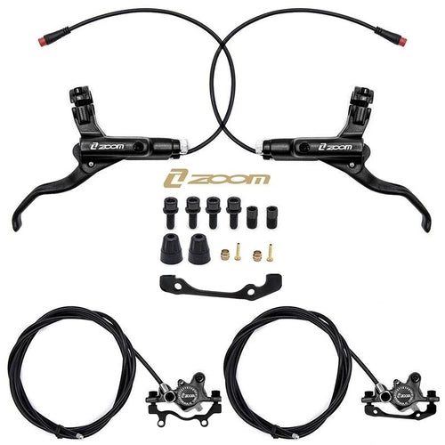 Kit de freno hidráulico negro CR-3 Delantero L trasero L [Zoom]