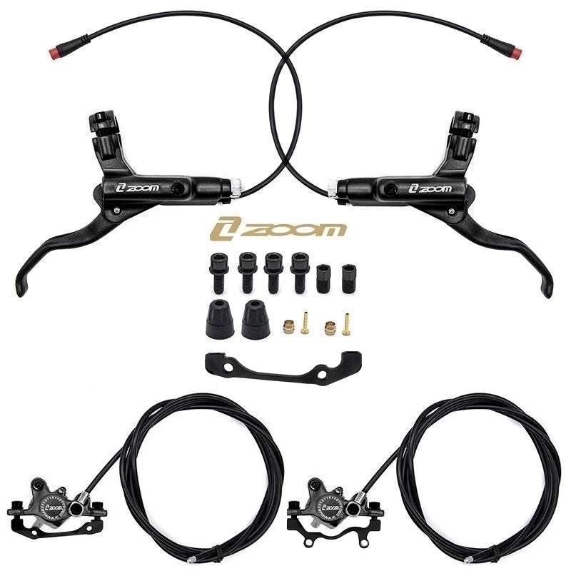 Kit de freno hidráulico negro CR-3 Delantero R trasero R [Zoom]