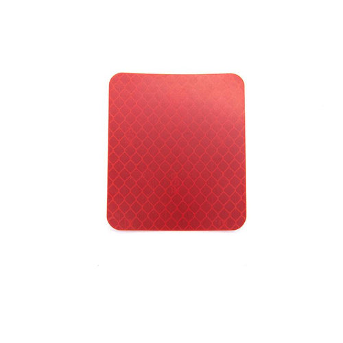 Pegatina reflectante 50x60mm roja para guardabarros Xiaomi - 10uds