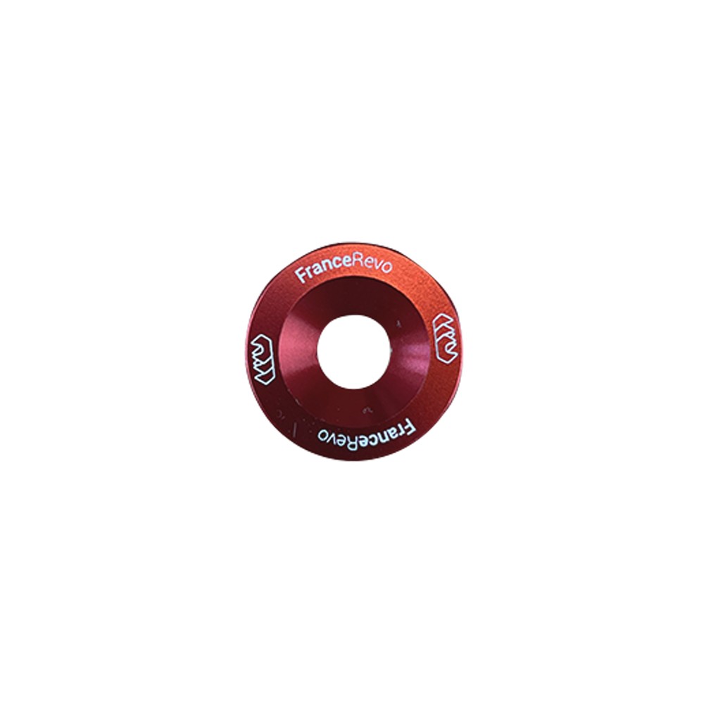 Arandelas de cubierta x10 (8 colores) (Rojo)