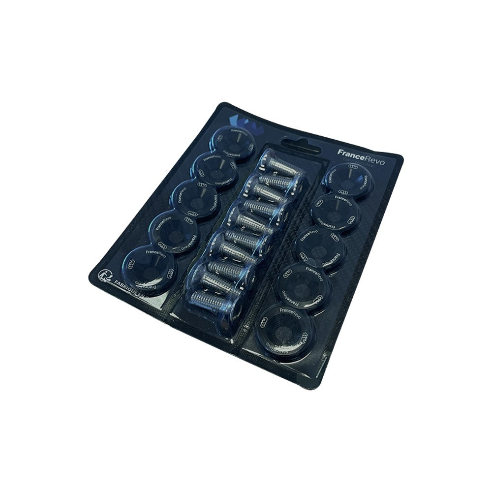Arandelas de cubierta x10 (8 colores) (Negro)