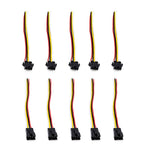 Conector con cable 22AWG SM 3 pin - 5F/5M