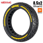 Rueda maciza amarilla ultraligera 8,5×2 (Versión offroad V2) [Nedong]