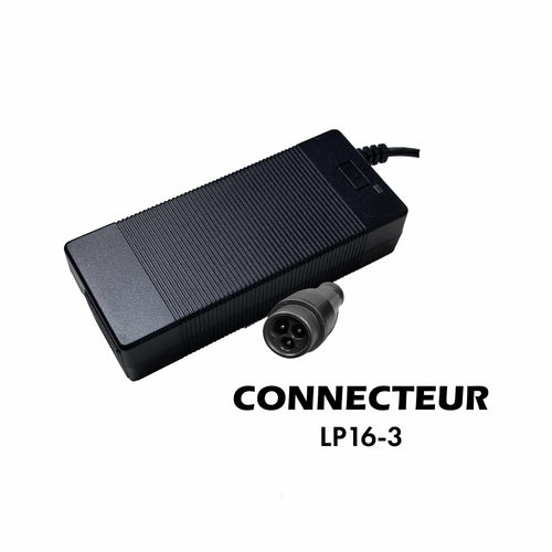 Pack Cargador 60V ➡️ 67.2V / 2A (conector LP16-3)