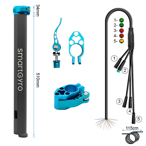 Mástil con cable