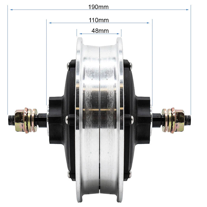 Motor 52V 1200W 6/B38 KuKirin G3 Pro - Cable corto