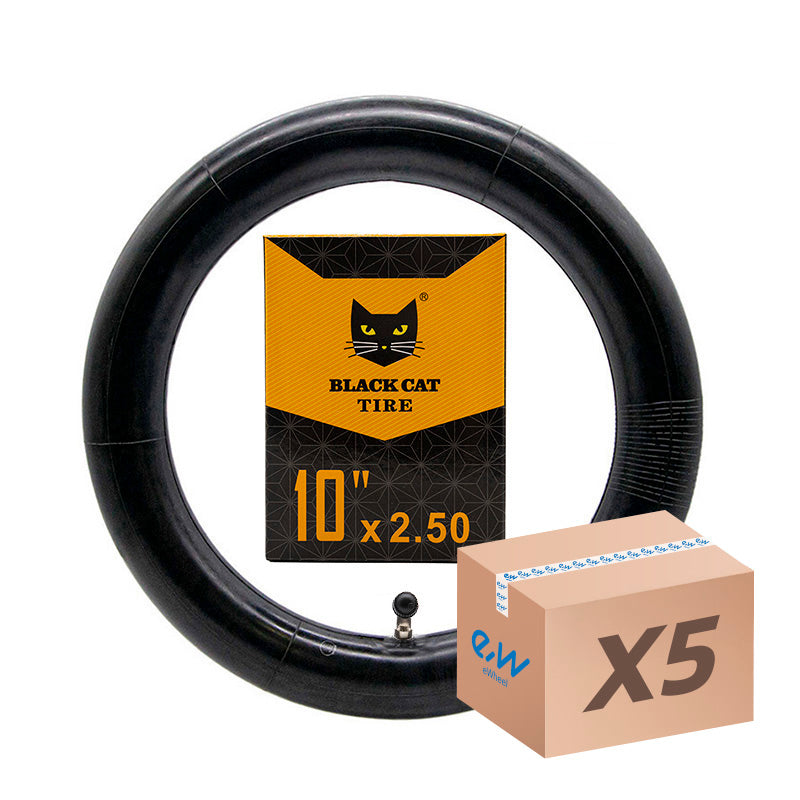 Cámara de aire 10x2,5 Black Cat - válvula