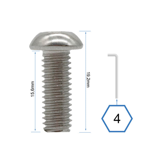 TORNILLOS TAPA DELANTERA Y TRASERA BASE DUALTRON MINI 30 UNDS