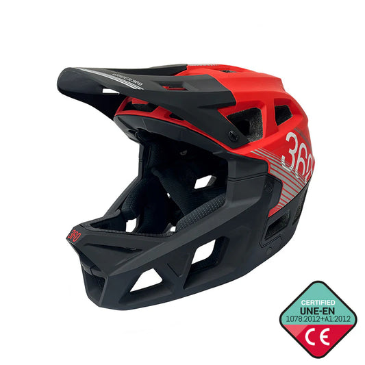 CASCO INTEGRA Sport rojo - negro