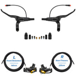 Kit de freno hidráulico negro Y5 Delantero L trasero R [NUTT]