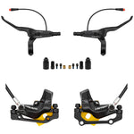 Kit de freno hidráulico negro Y5 Delantero L trasero R [NUTT]
