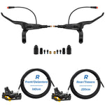 Kit de freno hidráulico negro Y5 Delantero R trasero R [NUTT]
