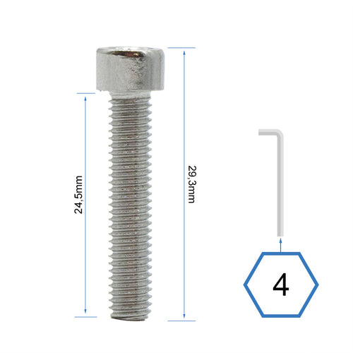 TORNILLO LLANTA MOTOR DUALTRON (NO VALIDO MINI) 30 UNDS