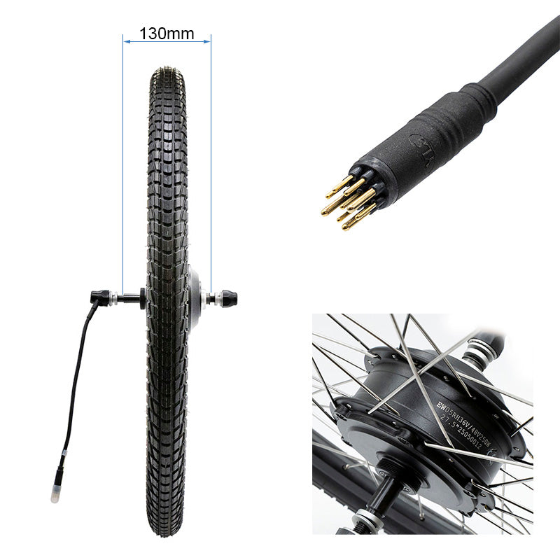 Motor 36V 250W para Ebike 27,5 pulgadas (Incluye neumático)