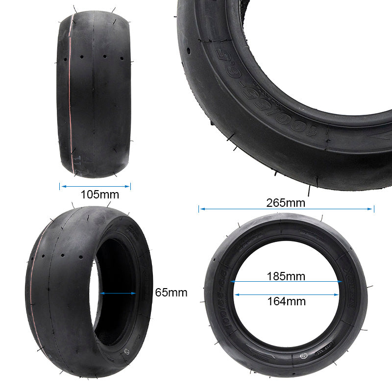 Neumático tubeless Slick 100/55-6.5 [Xuancheng]