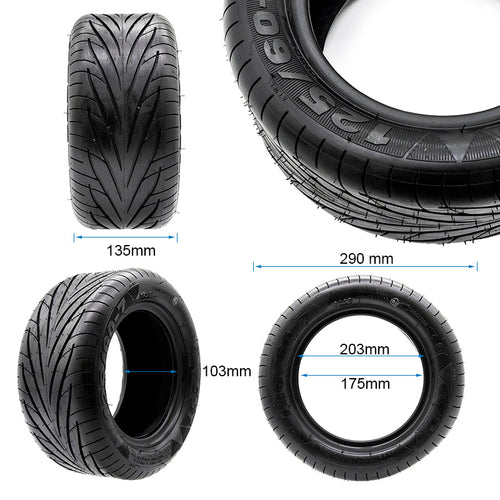 Neumático Tubeless 125/60-7 [CST]