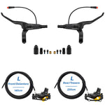 Kit de freno hidráulico negro Y5 Delantero L trasero L [NUTT]