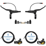 Kit de freno hidráulico negro Y5 Delantero L trasero L [NUTT]