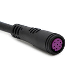Conector waterproof 8mm 7 pin