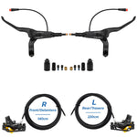 Kit de freno hidráulico negro Y5 Delantero R trasero L [NUTT]