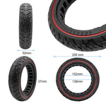Rueda maciza offroad 8,5x2 (50/75-6,1) rojo