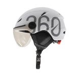 CASCO GLOOB Urban blanco - gris orejeras extraibles