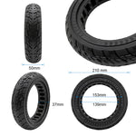 Rueda maciza offroad 8,5x2 (50/75-6,1) negro