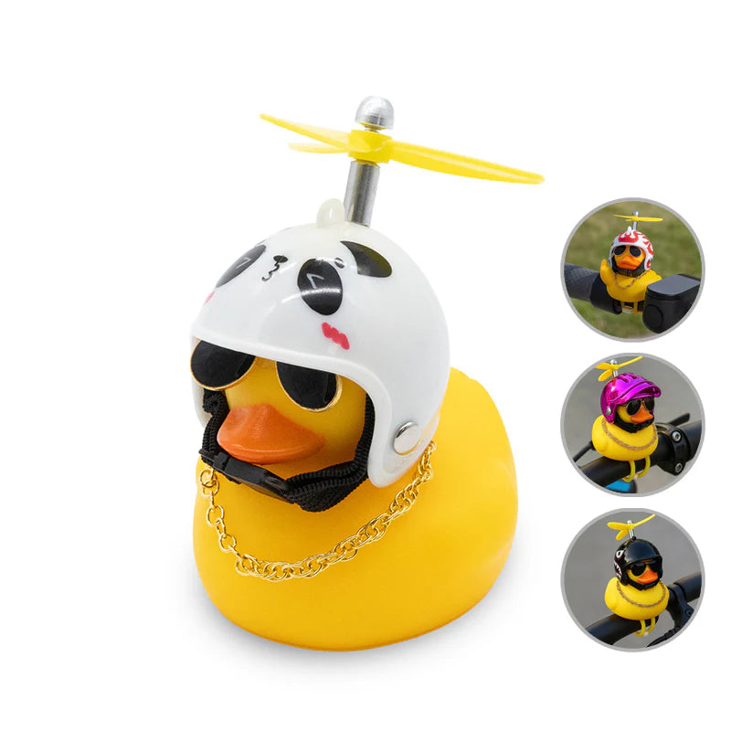 Pato casco hélice oso