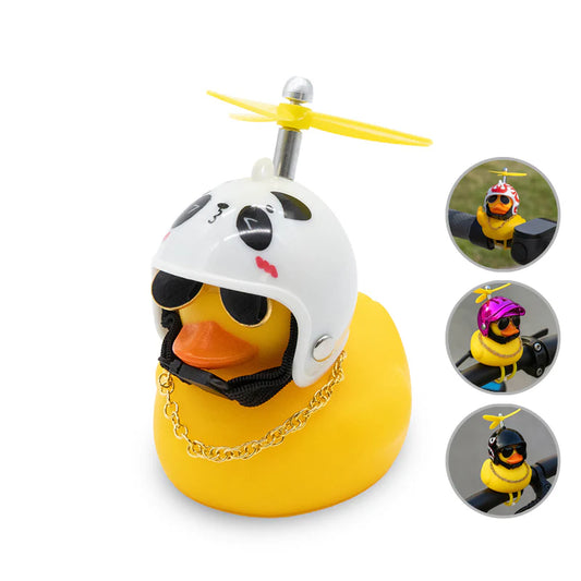 Pato casco hélice oso