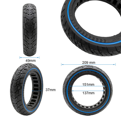 Rueda maciza offroad 8,5x2 (50/75-6,1) azul