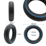 Rueda maciza offroad 8,5x2 (50/75-6,1) azul