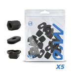Tapones de silicona negras para Xiaomi 4 Lite (2ª generación) Pack de 5
