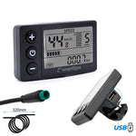 Display S866 con cable de conexión impermeable con puerto USB SmartGyro