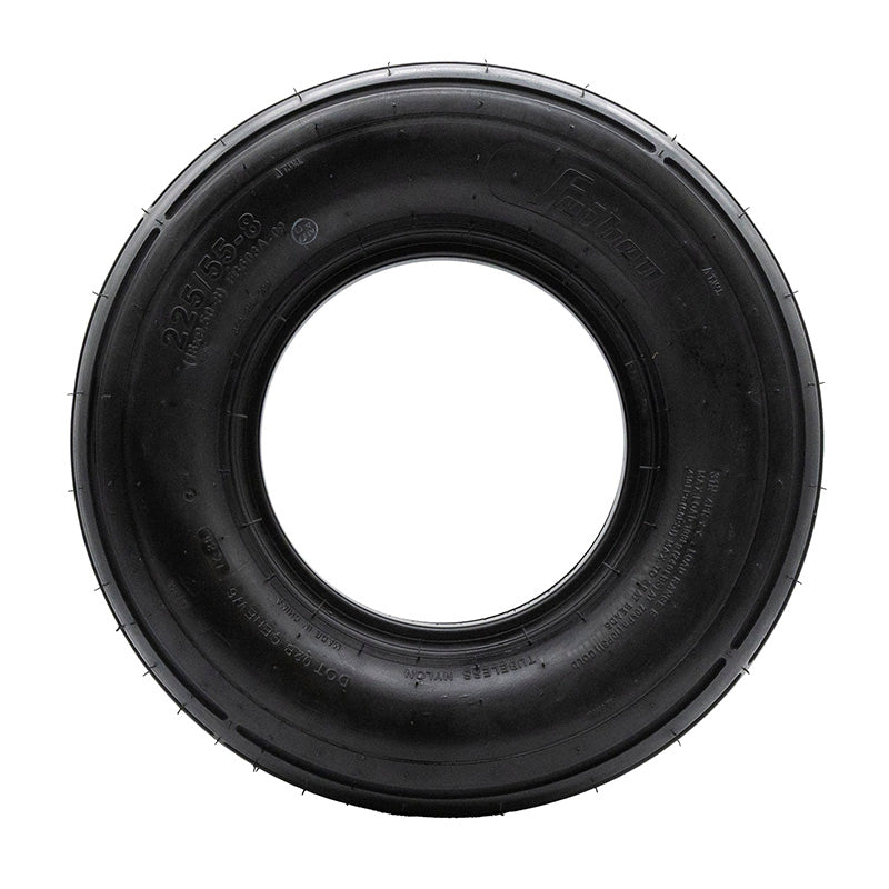 Neumático tubeless 18x9,5-8 / 225/55-8 liso [Feiben]