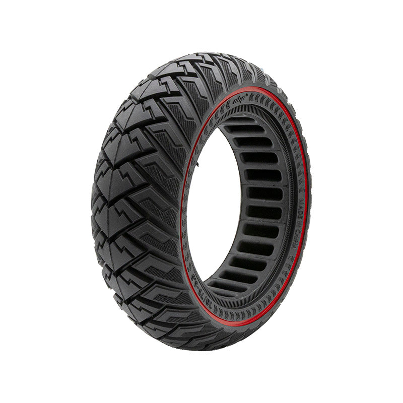 Rueda maciza off-road 70/75-6,5 línea roja