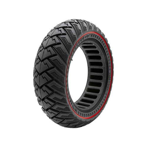 Rueda maciza off-road 70/75-6,5 línea roja