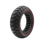 Rueda maciza off-road 70/75-6,5 línea roja