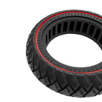 Rueda maciza off-road 70/75-6,5 línea roja