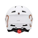 CASCO GLOOB Urban blanco - marrón orejeras extraibles