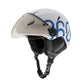 CASCO GLOOB Urban blanco - azul orejeras extraibles