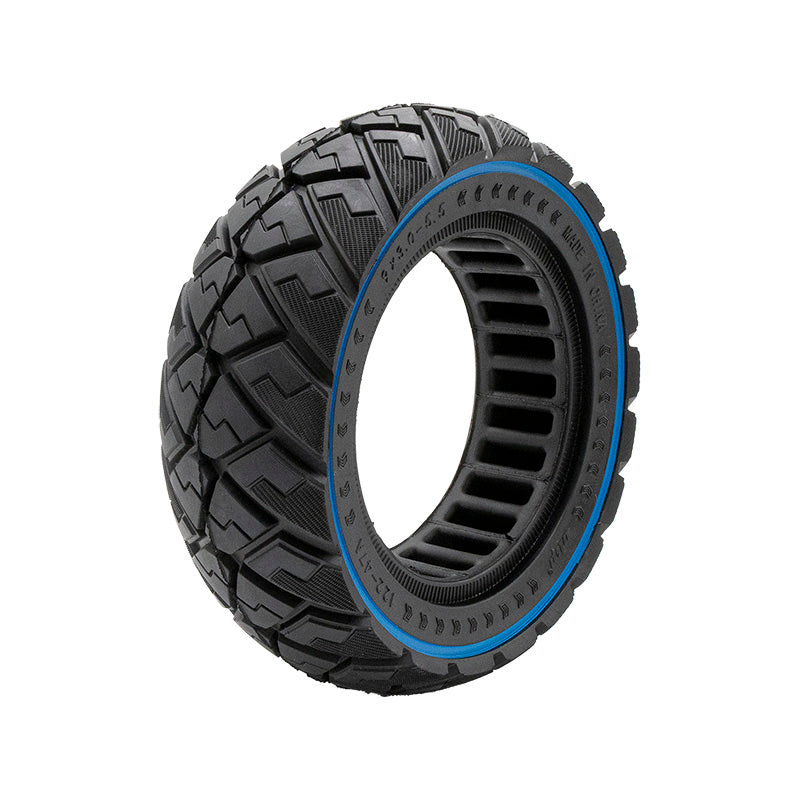 Rueda maciza off-road 9x3-5,5 azul