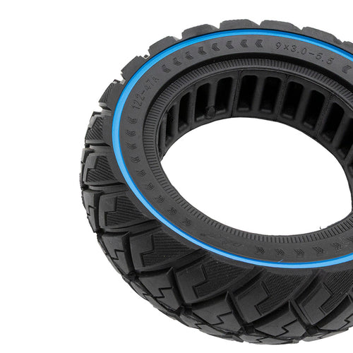 Rueda maciza off-road 9x3-5,5 azul
