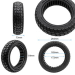 70/60-7.5 Rueda maciza negro