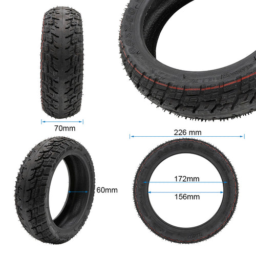 Neumático tubeless off-road 9,5×2,50 con válvula