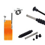 Cable de freno delantero de tambor naranja para Xiaomi 5, 5 Pro, 5 Max y 5 Plus (141 cm)