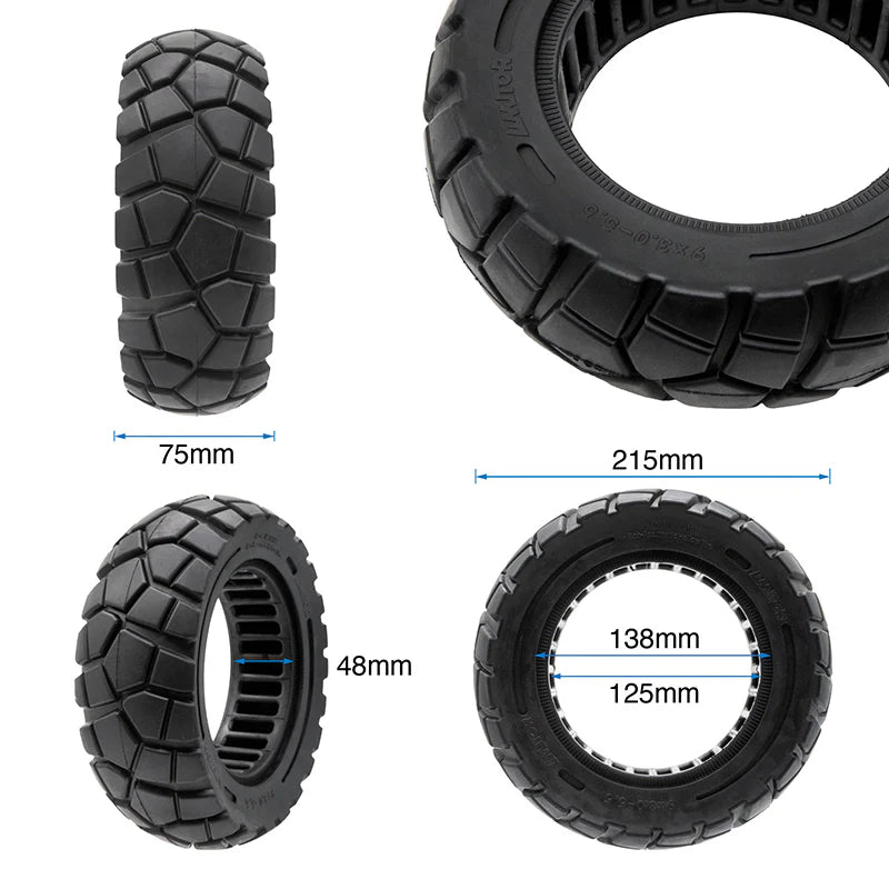 Roue couverte 9×2.25 pour Xiaomi 