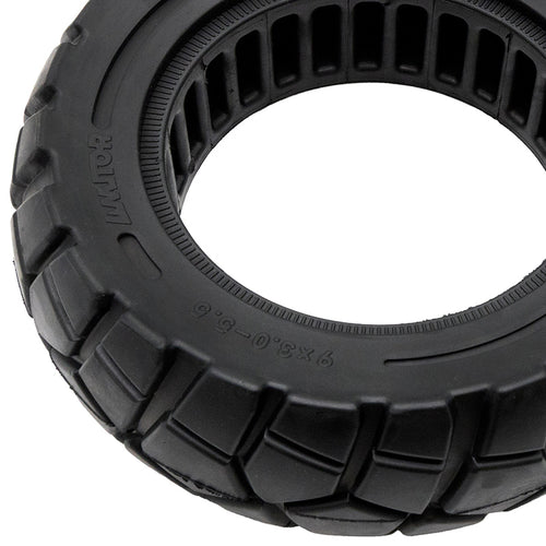 Rueda maciza 9x3-5,5 línea negra [Amitor]
