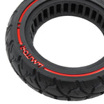 Rueda maciza 10x3,0/255x80 (80/65-6) roja [Amitor]